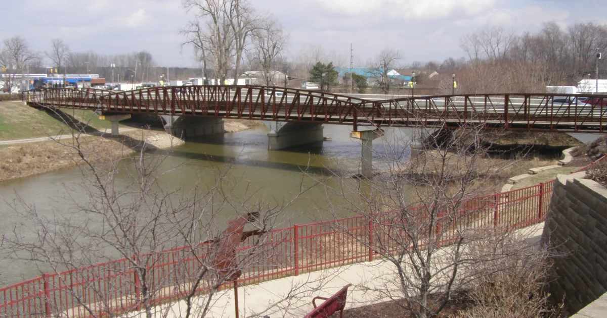 Wabash River at Bluffton, Indiana
