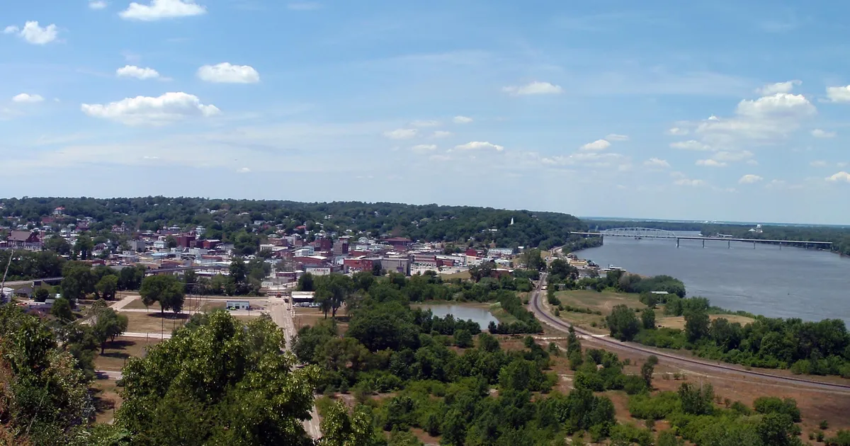 Hannibal, Missouri, on the Mississippi River
