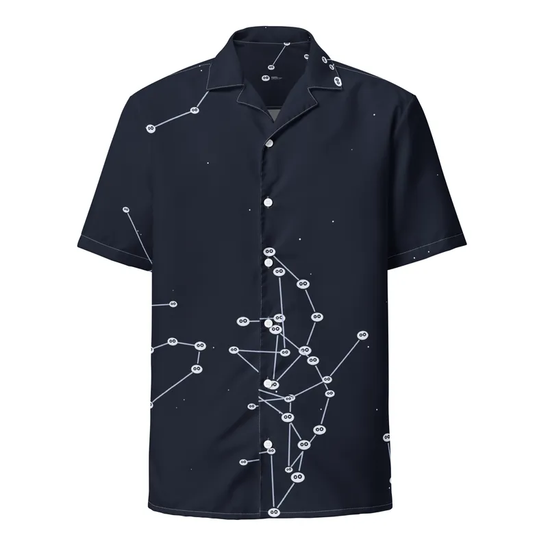 Constellation Rocks. Weather Rock All Over Print Button Up Shirt